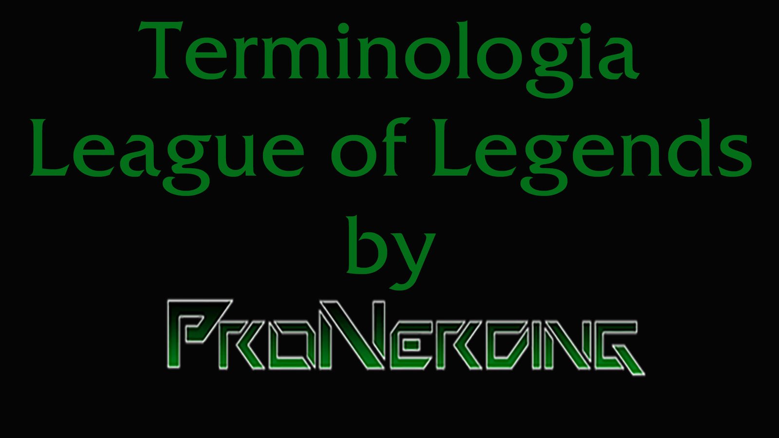 Terminologia League of Legends